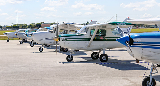 Propeller plane