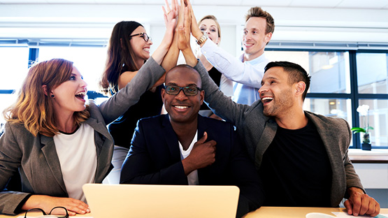 Group of business people in conference room