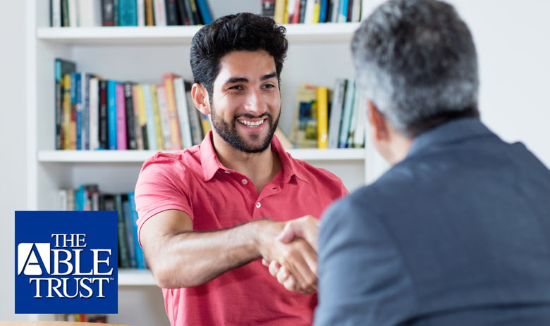 Intern during interview