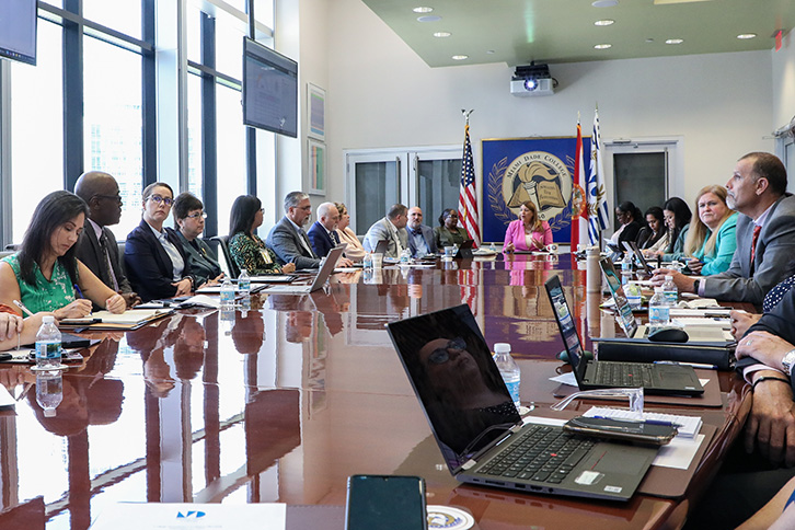 Meeting in President’s office